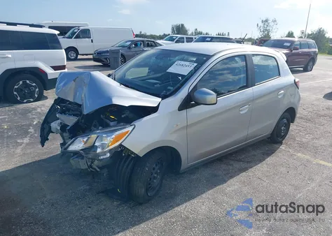 2024 Mitsubishi Mirage Es/Le z USA, uszkodzony, nr VIN ML32AUHJ9RH033557